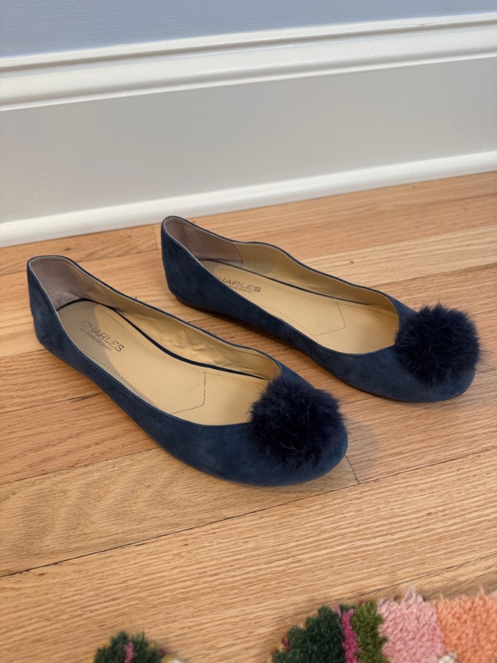 CHARLES By Charles David Danni Suede Ballet Flat